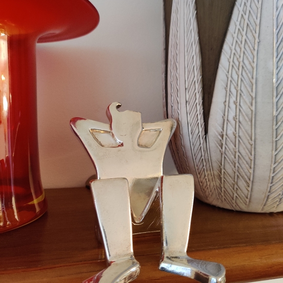 VTG Zadok Arts 925 Modernist Silver Figurine/Sculpture Holder - Picture 6 of 14